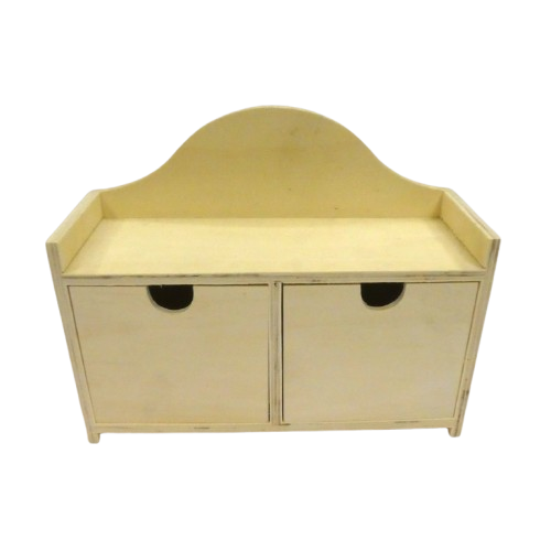 boîte 2 tiroirs en bois