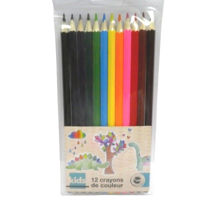 12 crayons de couleurs