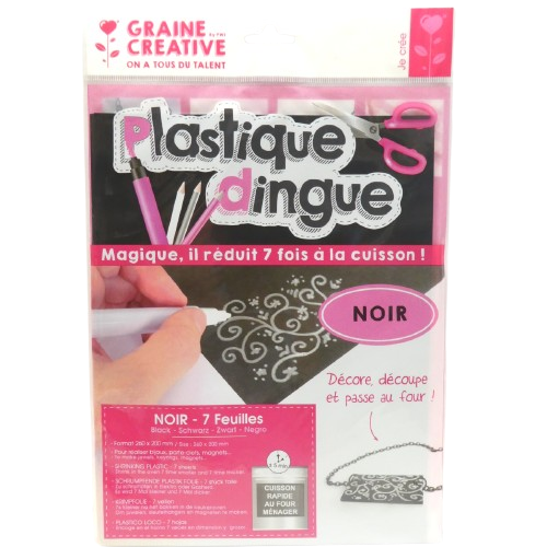 plastique dingue noir graine creative
