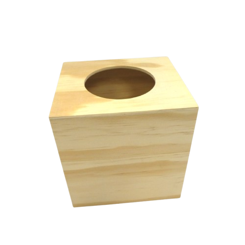 boîte en bois mouchoirs