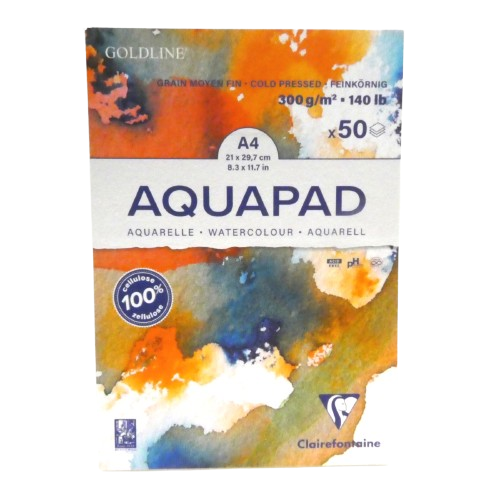 bloc feuilles aquarelle
