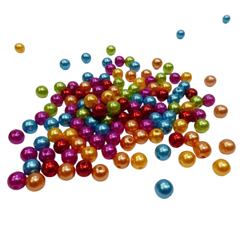 perles nacrées colorées