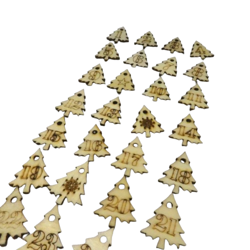 stickers numéros sapins
