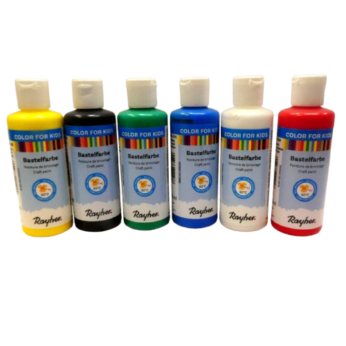 peintures enfants rayher x6