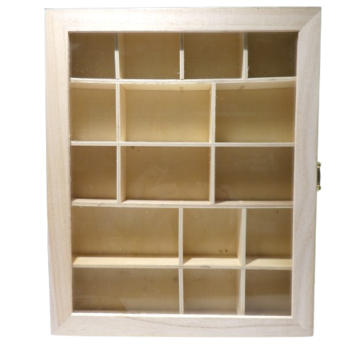 vitrine en bois