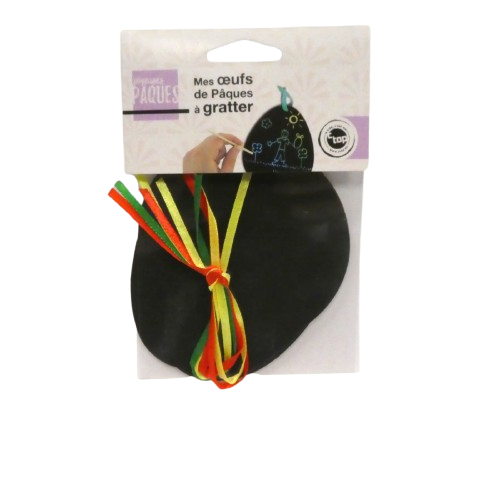 carte à gratter oeufs de pâques