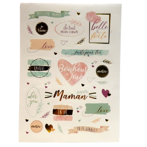 gommettes maman