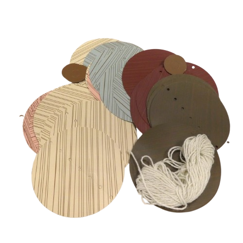 kit boules en papier de noël