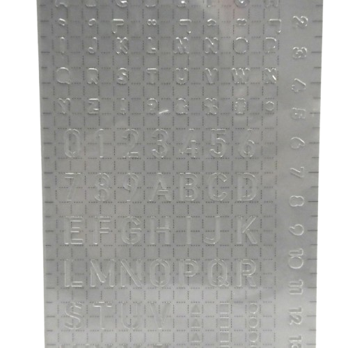 pochoir alphabet rico design