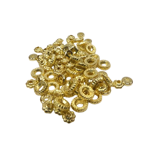 perles intercalaires dorés