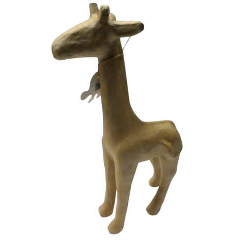 girafe papier mâché
