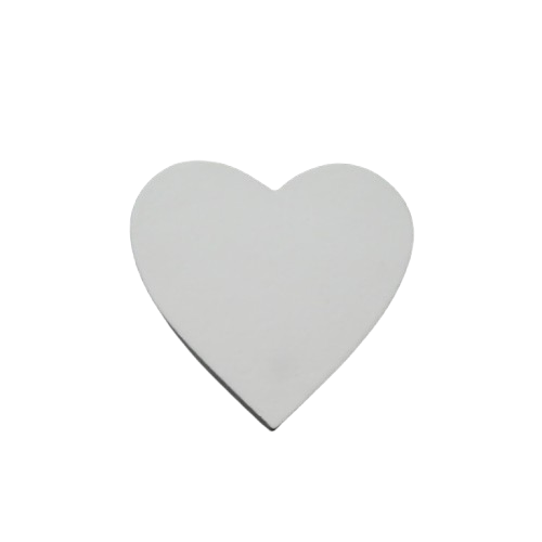 coeur blanc decopatch