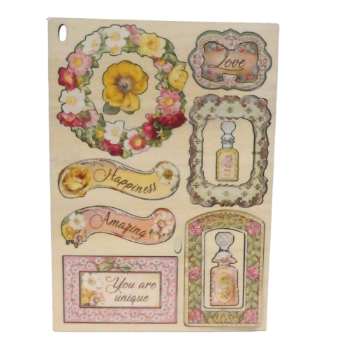 embellissements stamperia bois