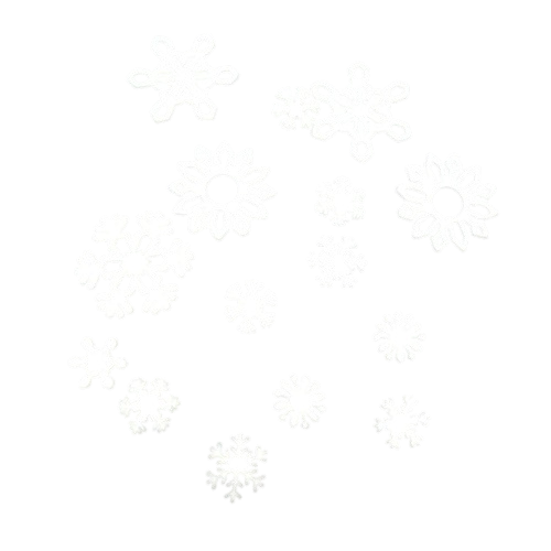 flocons phosphorecents apli