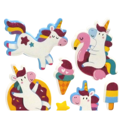stickers apli licorne