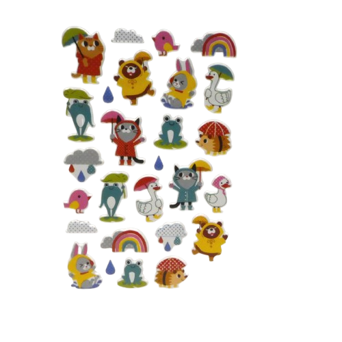 stickers apli sous la pluie