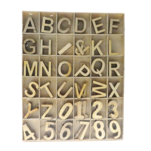 coffret lettre en bois