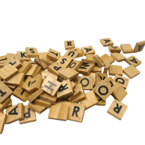 lettre scrabble en bois