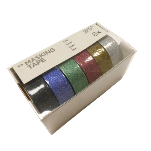 masking tape glitter innspiro