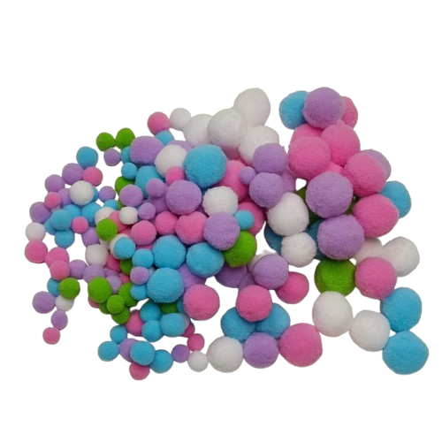 pompons pastel artemio
