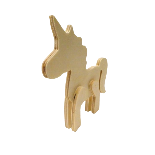 licorne en bois