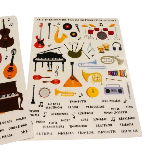 gommettes musique