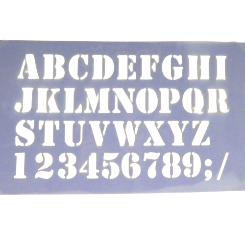 pochoir artemio alphabet et chiffres