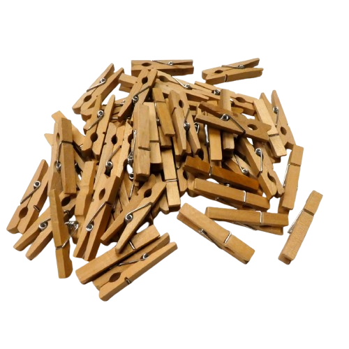 pinces en bois