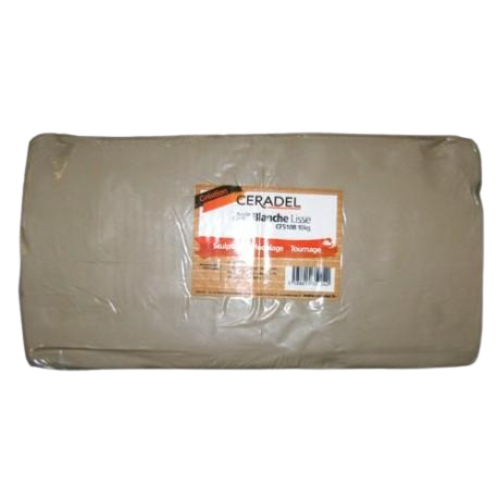 argile 10kg blanche