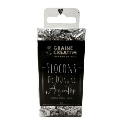 flocons graine creative argent