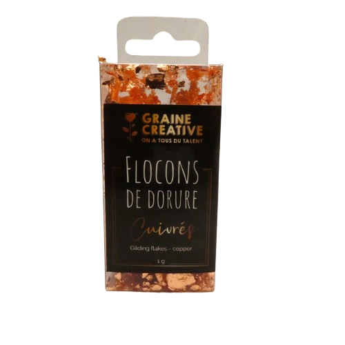 flocons graine creative cuivré
