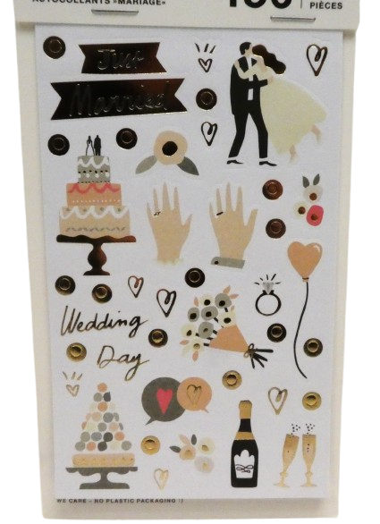 stickers mariés rico design