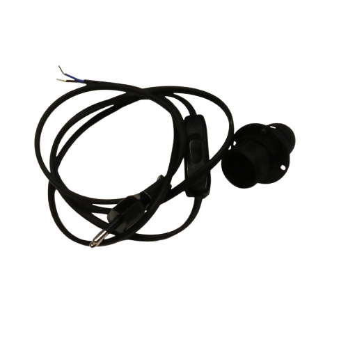 cordon electrique noir e14