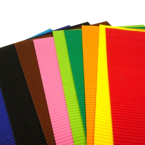 lot feuilles de papiers ondulés Kit Création