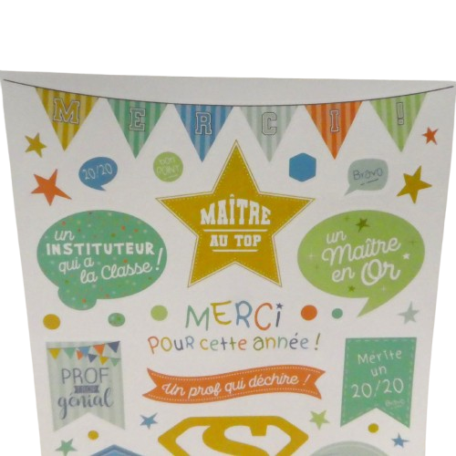 gommettes super prof kit creation