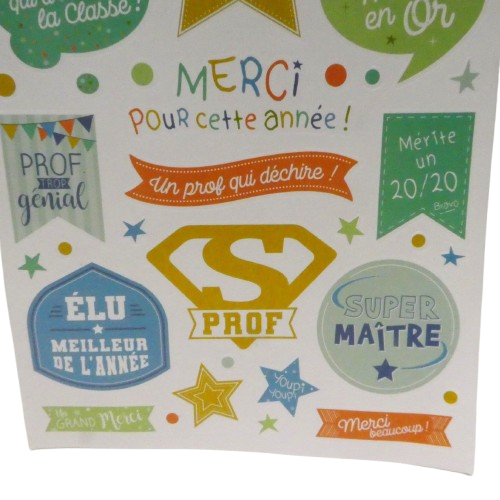 gommettes super prof