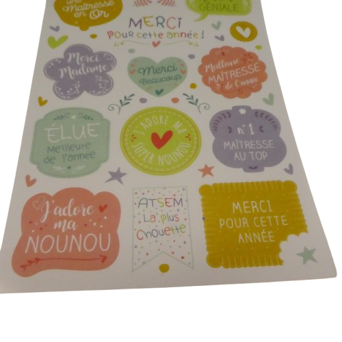 gommette super maitresse kit creation