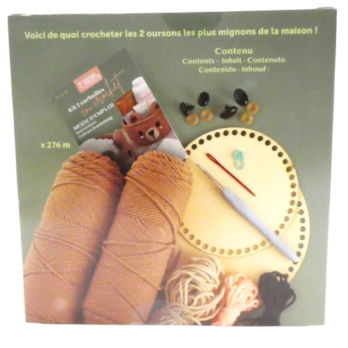 kit crochet corbeille our graine creative