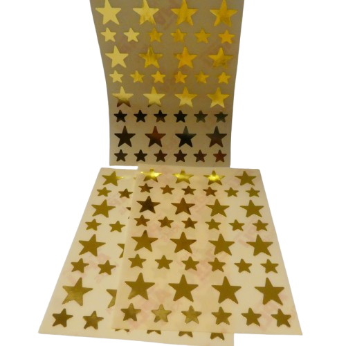 gommettes étoiles dorées Apli