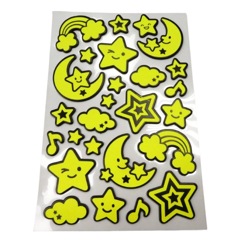 stickers phosphorescent apli