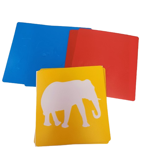 pochoirs animaux sauvage apli