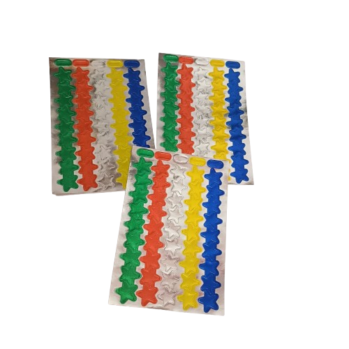 gommettes étoile métalisées apli