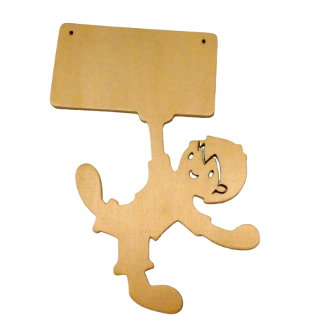 plaque de porte garçon kit creation