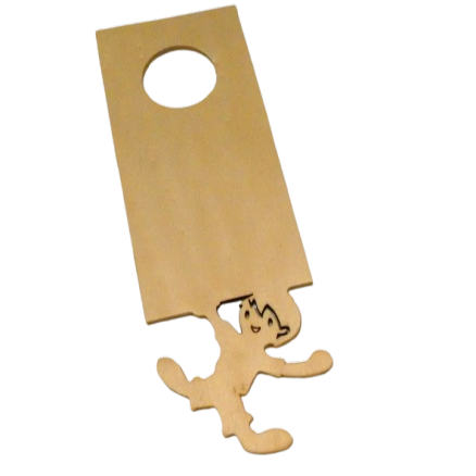 plaque de porte en bois kit creation