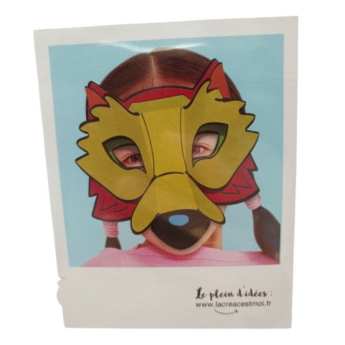 masque loup 3D