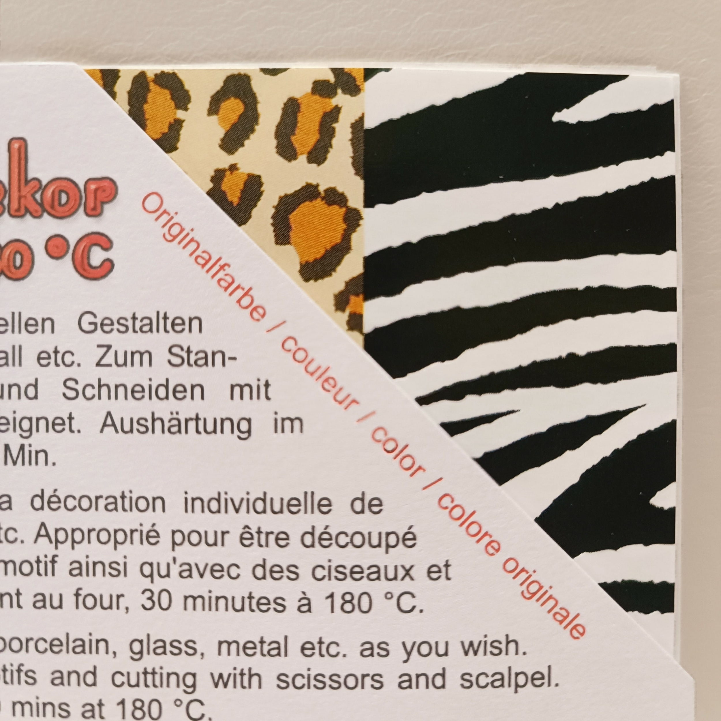 color zebre leopard