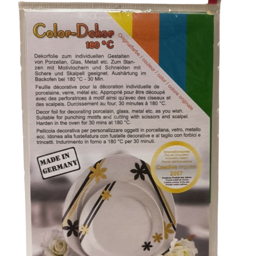 dékor color porcelaine