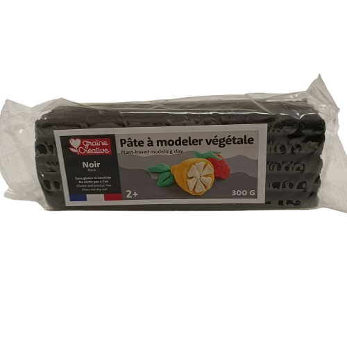pâte à modeler végétale graine creative noir