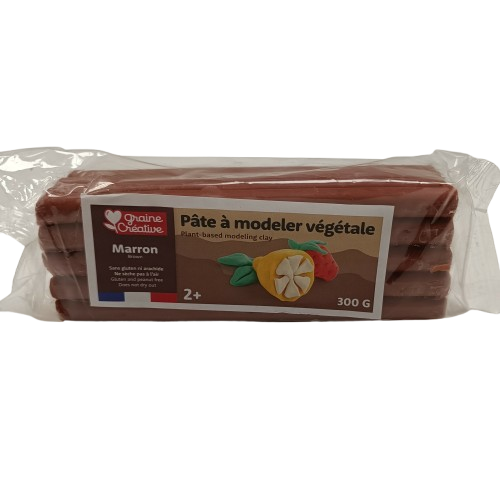 pâte à modeler végétale graine creative marron