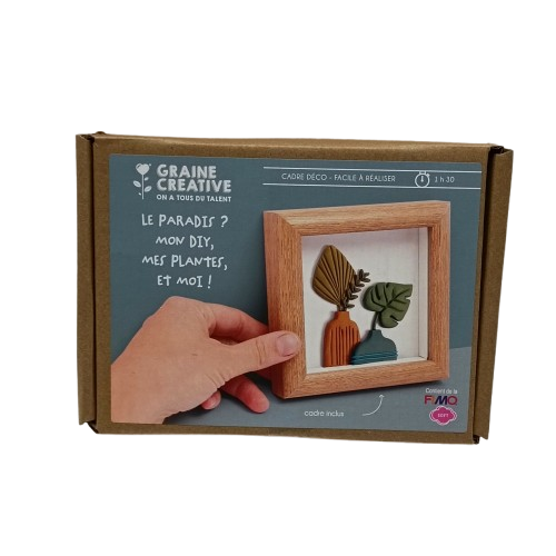 kit modelage fimo graine creative vase